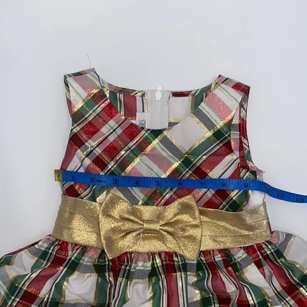 Bonnie Jean Christmas Dress Girls Size 2T